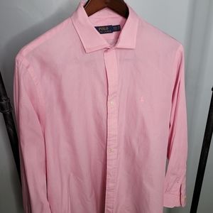Pink dress shirt Polo Ralph Lauren size L